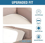 H.VERSAILTEX Super Stretch Individual Seat Cushion Covers Sofa Covers Couch - Image 6