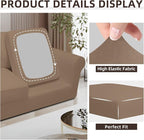 Easy-Going 7 Pieces Stretch Couch Cover Washable Sofa Cover Set - Image 6