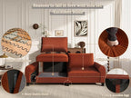 EASE MOOSE 70.6" Velvet Loveseat Sofa, Soft Deep Seat Couches - Image 9