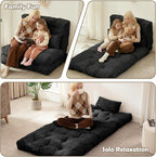 Folding Sofa Bed, Convertible Sleeper Chair - Image 4