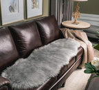 SERISSA 2x6 Fluffy Grey Faux Fur Area Rug - Image 7