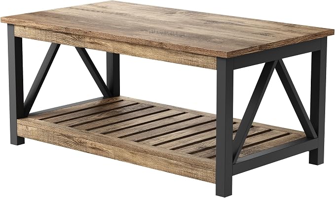 ChooChoo Farmhouse Coffee Table - Image 9