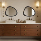WallBeyond Asymmetrical Mirror, Irregular Wall Mirror, Wall Mirrors Decorative - Image 7