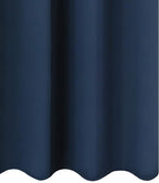 Blackout Curtains 66 x 84 inch/Navy Blue Curtains Set of 2 Panels/Thermal - Image 9
