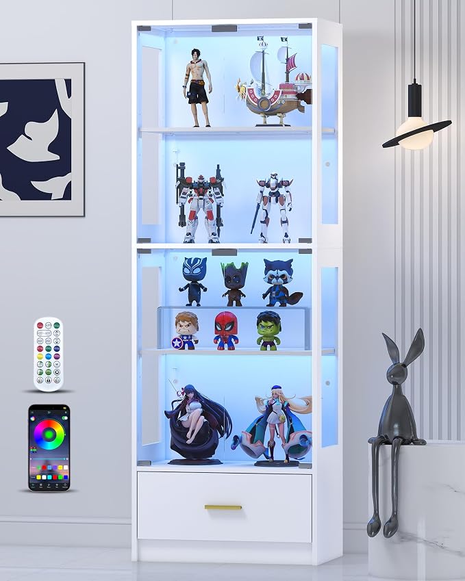 Lamtor Display Cabinet with Glass Doors by Lamtor