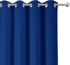 Blackout Curtains 52 x 84 inch/Royal Blue Curtains Set of 2 Panels/Thermal - Image 7