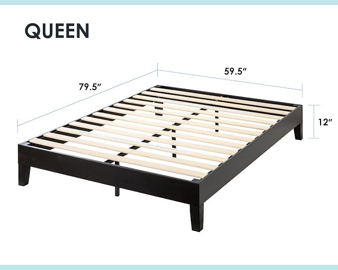 Mellow Naturalista Grand 12 Inch Solid Wood Platform Bed - Image 2