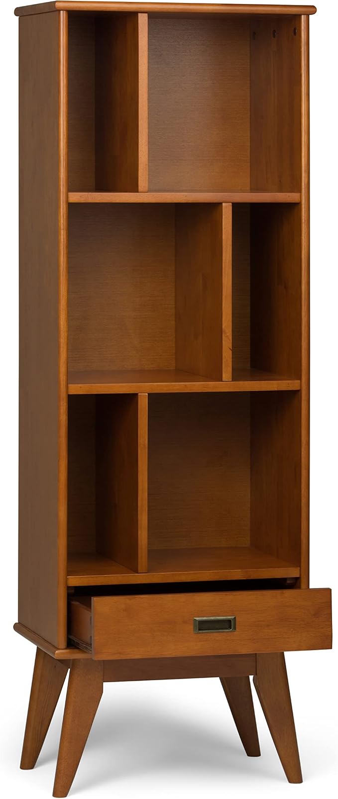 SIMPLIHOME Draper 22 inch Mid-Century Modern 6 Cubbie Bookcase - Image 4