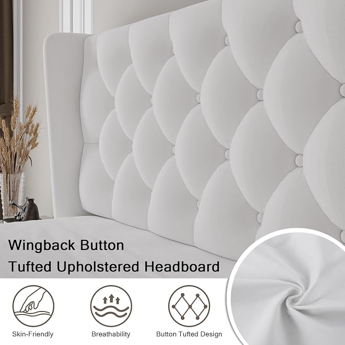 Einhomn Queen Size Platform Bed Frame - Image 3