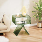 Acrylic Nightstand Side Table Modern Design Clear Home Decor Display End Table - Image 6