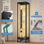 5-Tier Glass Display Cabinet - Image 3