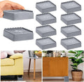 Bed Risers 1 inch, 2 inch, 3 inch, 4 inch Heavy Duty, Adjustable Furniture Riser by EGTTGIN