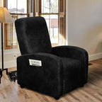 ANARACHON Recliner Chair Covers Leather Look Recliner Cover 4-Piece Slipcovers - Image 2