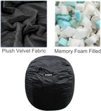 Bean Bag Chairs, Memory Foam Stuffing Bean Bag Chair - Image 3