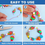 Meuvcol Jewelry Bracelet Glue for Elastic String Knot, Punctuation Beads - Image 4