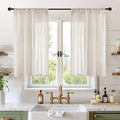 BGment Oatmeal Linen Curtains 42X40 Inch Length by BGment