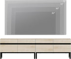 WAMPAT Modern TV Stand for 50-75 Inch TVs, Wood Entertainment Center - Image 5