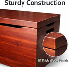 Fully Assembled, Solid Wood Storage Chest - Image 4