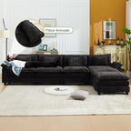 Oprisen 154" Modular Sectional Sofa, Comfy Cloud Couch Sectional Sofa - Image 5