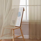 Taupe Sheer Curtains 78 inches Long - Image 6