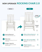 SERWALL HDPE Outdoor Rocking Chair - Image 2