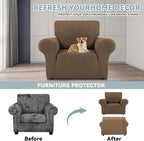 LURKA Stretch Chair Sofa Slipcovers 1 Piece Couch Covers - Image 3