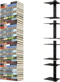 Invisible Floating Bookshelves 6 Tier, Heavy Duty Metal Book Organizer by liberty