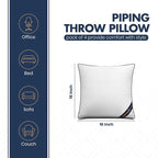 Utopia Bedding 16x16 Throw Pillow Inserts, Decorative Pillows, Plush & - Image 2