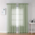 Bedroom Curtains 2 Panel Sets 84" Inch Length by OVZME