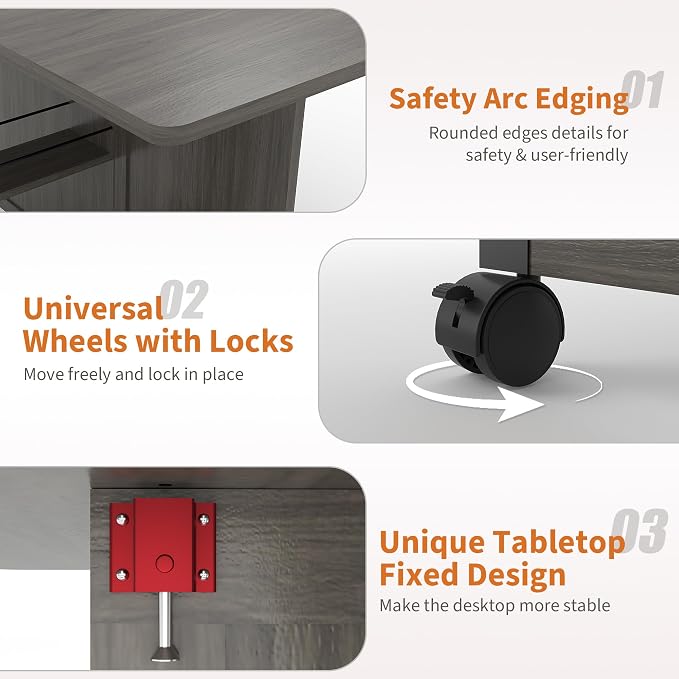 IDEALHOUSE Folding Dining Table - Image 7