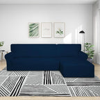 PureFit Stretch Sectional Couch Covers 2 pcs Non Slip L Shape Sofa Cover | - Image 2