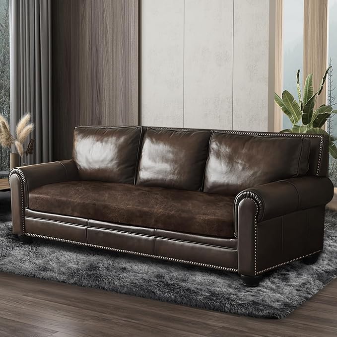 ANARACHON Leather Look Couch Cushion Covers Sofa Seat Slipcovers Sets Couches - Image 9