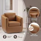 COLAMY 360° Swivel Accent Chair Set of 2 - Image 5