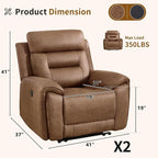 ANJ Power Recliner Chair Set of 2 - Image 2