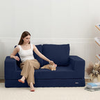 COMAX Convertible Sofa Bed Queen, Folding Fold Out Couch Bed, Floor Futon Couch - Image 2