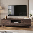 Marsail Mid Century Modern TV Stand up to 65 Inches, Fluted Entertainment Center - Image 4