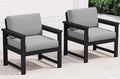 SERWALL 2 Pieces Single Cushioned Lounge Chair by SERWALL