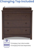 Delta Children Perry 3 Drawer Dresser - Image 7