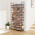 LANTEFUL 11 Tiers Tall Shoe Rack Holds 55 Pairs of Shoes - Image 7