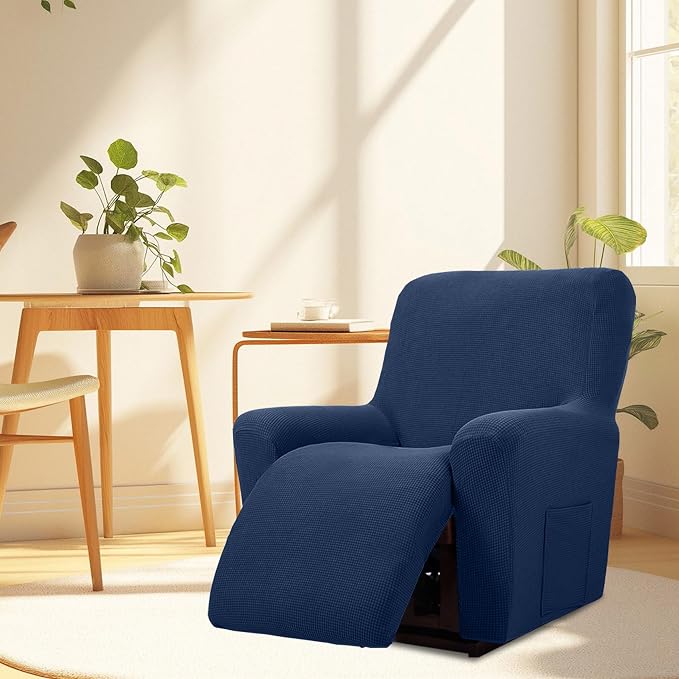 Cupuamon Recliner Chair Covers, Lazy Boy Recliner Covers Stretch Reclining - Image 7