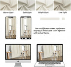 Simplebrand Ava Light Beige Light Filtering Curtains - Image 8