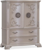 First of a Kind Santa Monica Traditional 5 Piece Queen Bedroom Set - Image 6