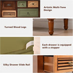 Ahokua Vintage Accent Cabinet - Image 4
