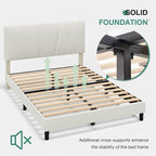 Novilla Queen Bed Frame, Queen Size Bed Frame - Image 8
