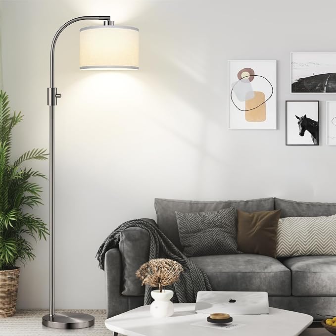 Nintiue Upgraded Modern Arc Dimmable Tall Standing Floor Lamp - Image 7