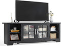 LINSY HOME TV Stand for 75 Inch TV, Modern Farmhouse Entertainment Center by LINSYHOME