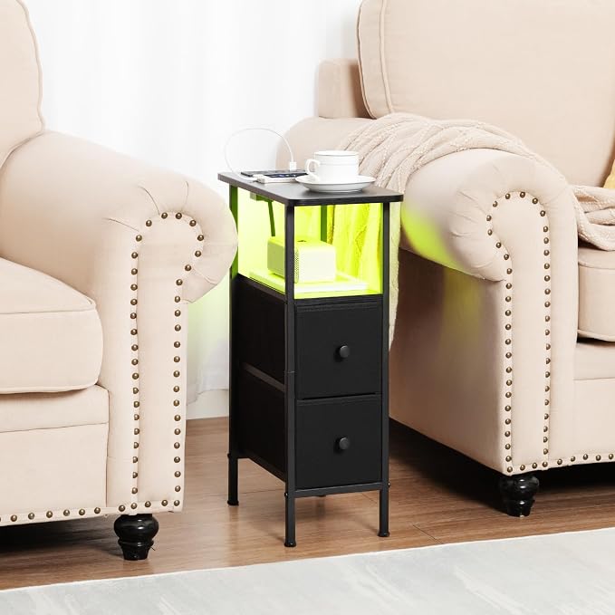 LOAKEKEL Narrow End Table Living Room - Image 2