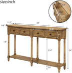 Merax Retro Console Table Sofa Table - Image 2
