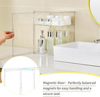 Acrylic Display Case, 2 Tier Clear Plastic Stackable Storage Bins - Image 4