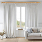 QDWIS 2 Pack Boho Wood Curtain Rods - Image 2